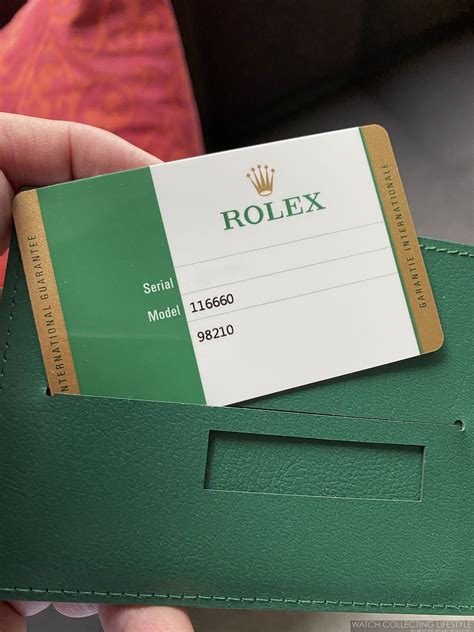 rolex authentication papers.